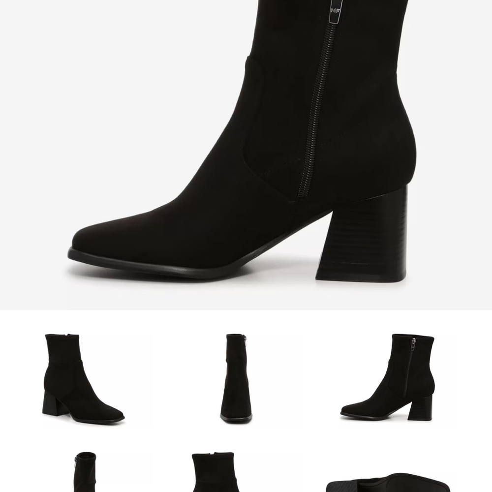 Marc Fisher Black Ankle Boots